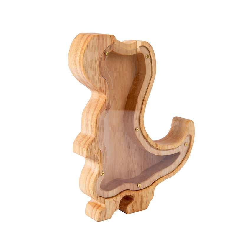 Tirelire en bois – animaux décoratifs