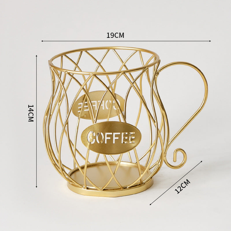 Panier à capsules de café en métal