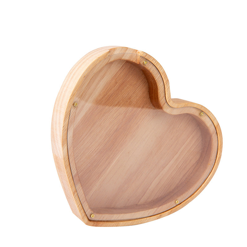 Tirelire en bois – animaux décoratifs