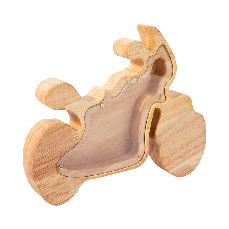 Tirelire en bois – animaux décoratifs