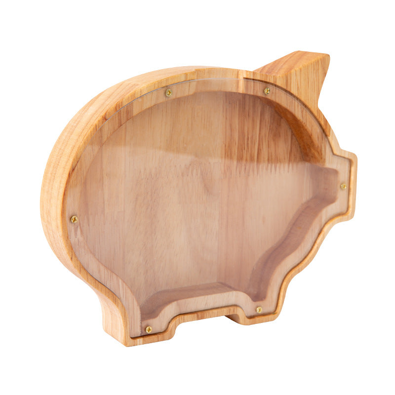 Tirelire en bois – animaux décoratifs