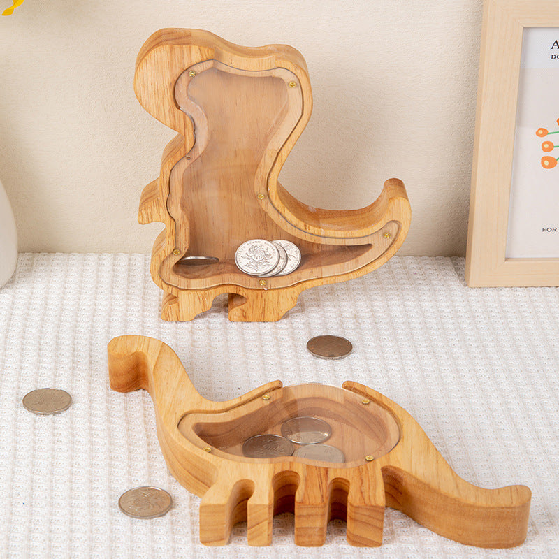 Tirelire en bois – animaux décoratifs