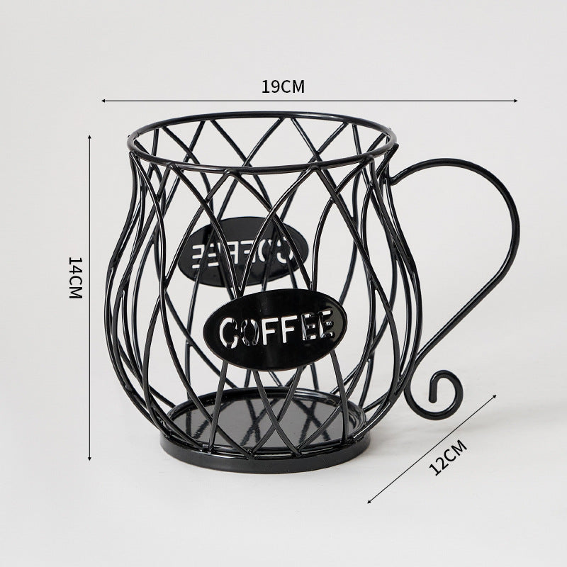Panier à capsules de café en métal